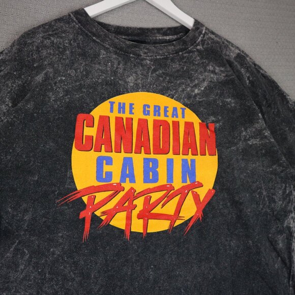 The Great Canadian Cabin Party Def Leppard Vintage 90s Tee - Picture 4 of 7